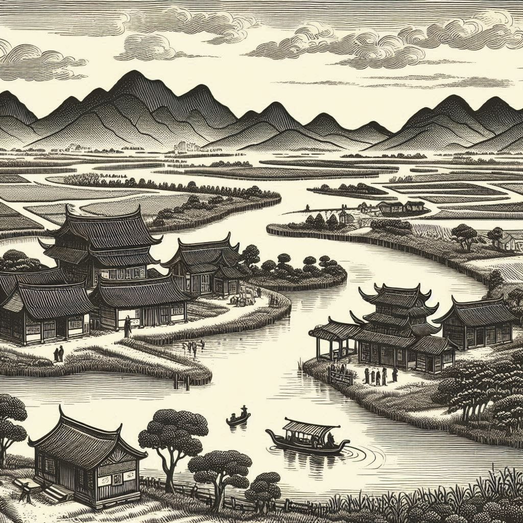 Sophisticated water management in ancient China to catch, adjust, use and clean water