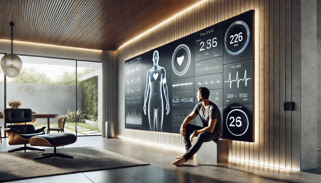 Smart homes' health applications will  be able to  monitor and check vital body functions of people living in there