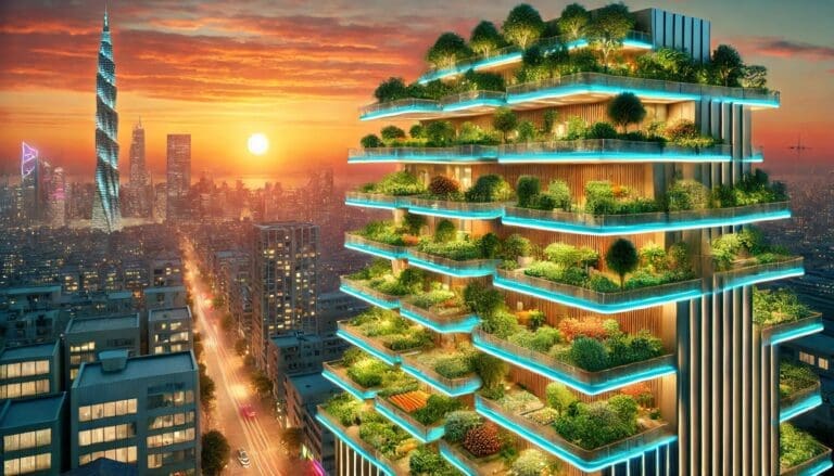 Towers with integrated gardens have become an in-the-face sign of architecture embracing nature