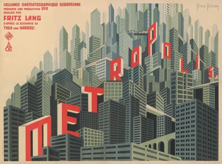 Metropolis film poster from 1927