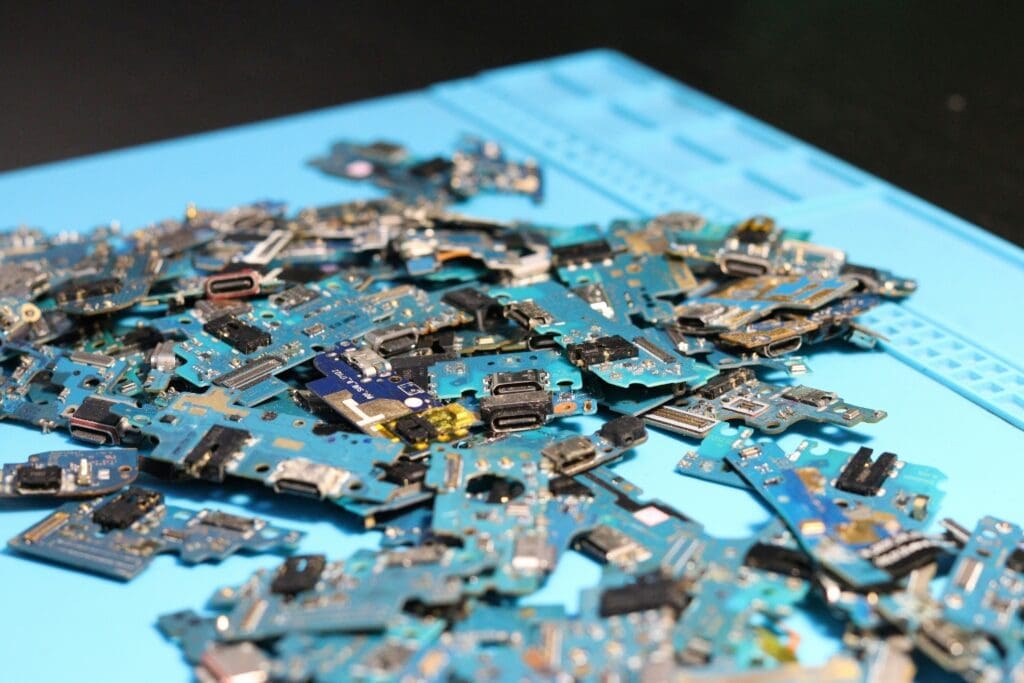 Shredded electronics