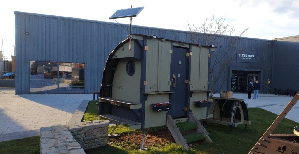 Micro solar system on a tiny home